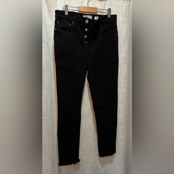 Re/Done | High Rise Ankle Crop - Picture 2 of 7